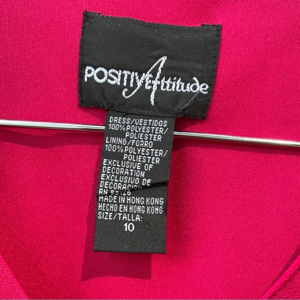 Positive Attitude Vibrant Pink Maxi Dress Size 10 - Picture 3 of 13
